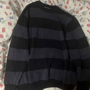 striped brandy sweater